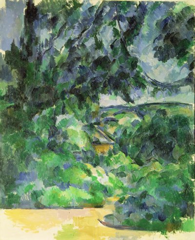 Blauw Landschap, ca. 1903 door Paul Cézanne